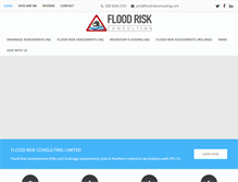 Tablet Screenshot of floodriskconsulting.com